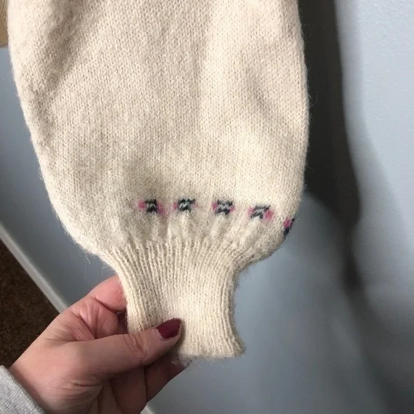 Vintage the baby alpaca nordic cream sweater - Picture 5 of 9